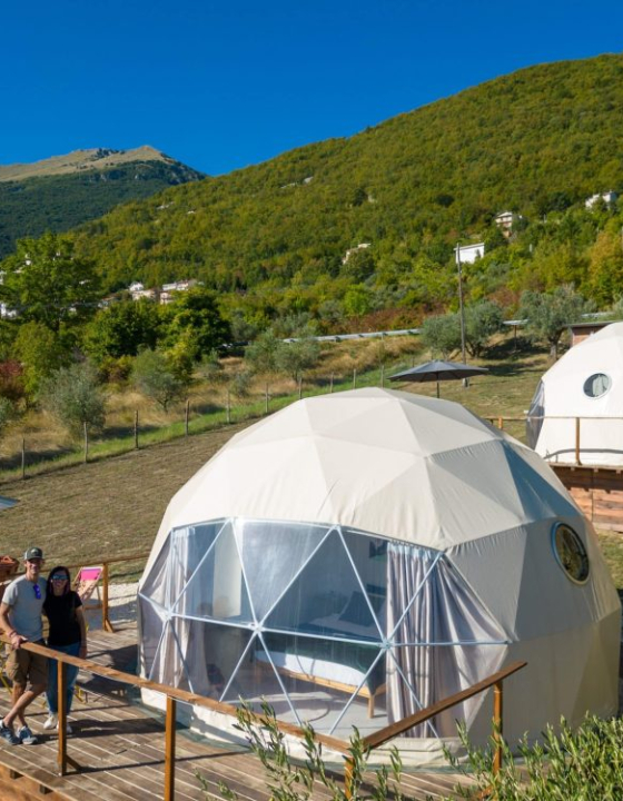 Soste in Quota Glamping: DORMIRE SOTTO LE STELLE IN ABRUZZO